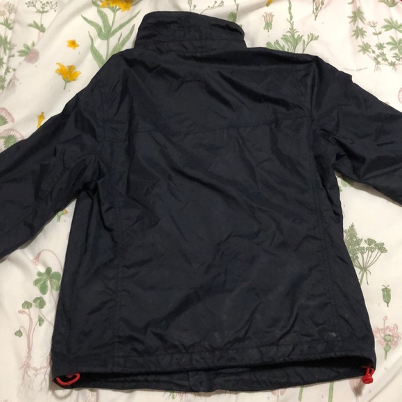 Hollister Navy and Red Men's Windbreaker - Picture 7 of 8